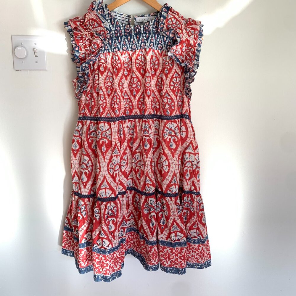 Tuckernuck Red and Blue Patterned Mini Dress- perfect for July 4!